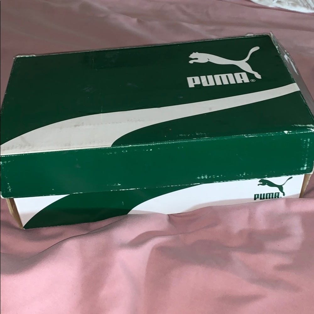 White and black puma classics